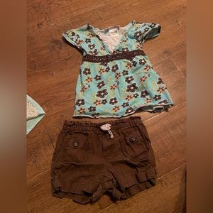 Girls shorts outfit 5/6 osh kosh
